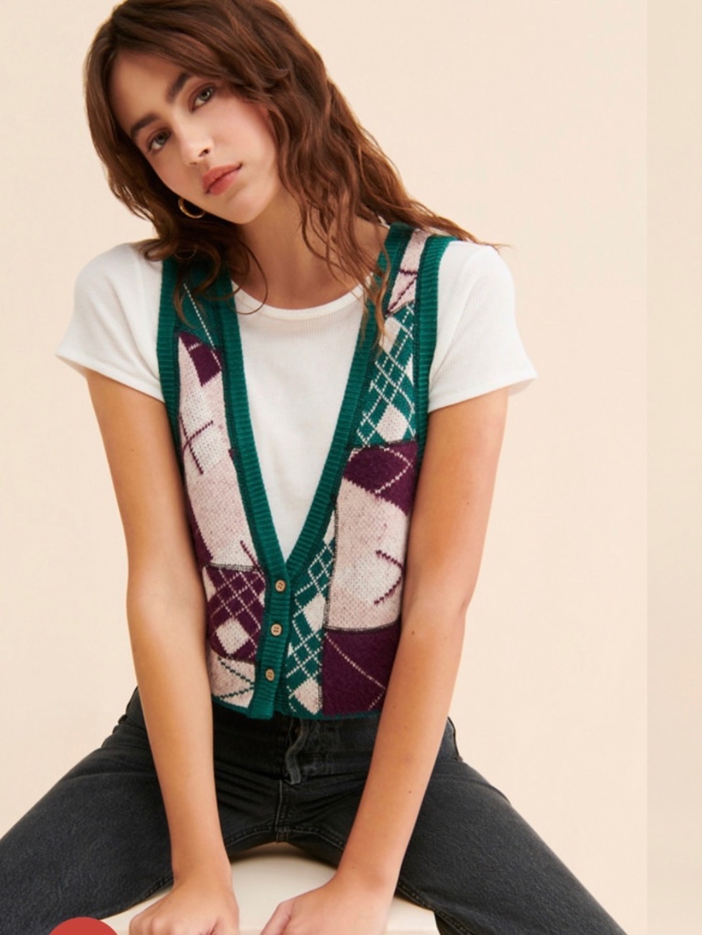 Free People Camilla Sweater Vest NWT